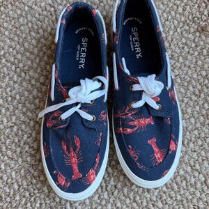 Sperry Girls Lobster Boat Shoe Sz 6 New